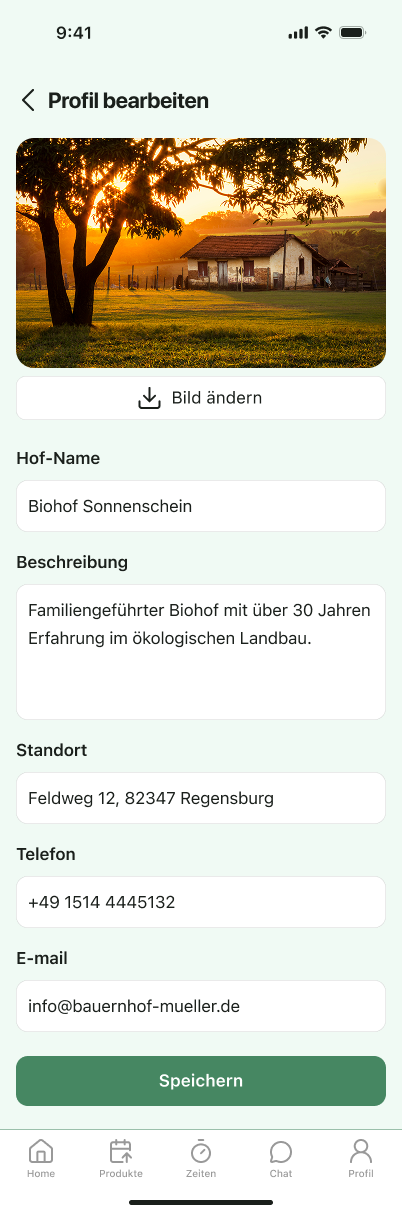 Ernte Route seller screen 9