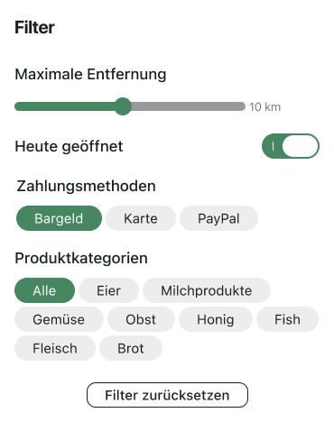 Ernte Route buyer screen 8