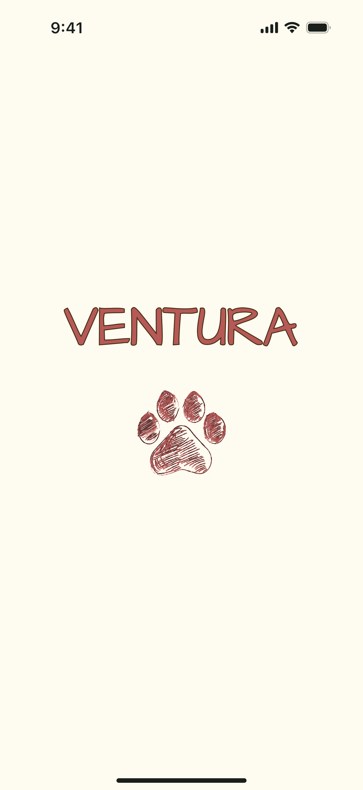 Ventura onboarding screen 1